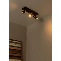 Lucide GORIK Plafondspot - Zwart Clearance