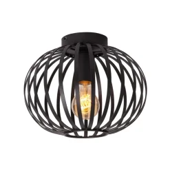 Lucide MANUELA Plafonnière - Zwart Discount