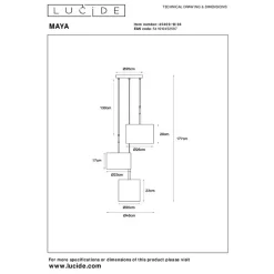 Lucide MAYA Hanglamp - Beige Sale