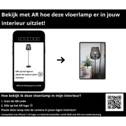 Lucide NERIDA Vloerlamp - Zwart Best