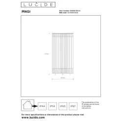 Lucide PINGI Tafellamp - Taupe Hot