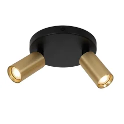 Lucide RITMO Plafondspot - Mat Goud / Messing Online