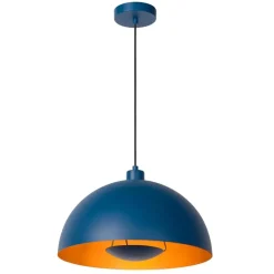 Lucide SIEMON Hanglamp - Blauw Outlet