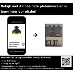 Lucide SIEMON Plafonnière - Groen Hot