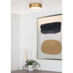 Lucide UNAR Plafonnière - Mat Goud / Messing Outlet