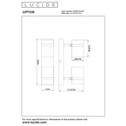 Lucide UPTON Plafondspot - Fumé New