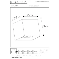 Lucide VERTIGO Wandlamp - Wit Best
