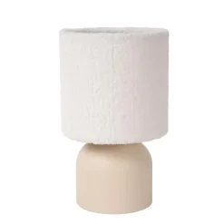 Lucide WOOLLY Tafellamp - Beige Hot