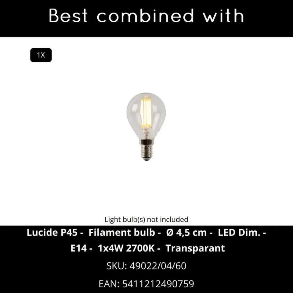 Lucide WOOLLY Tafellamp - Beige Hot