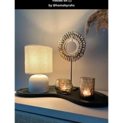 Lucide WOOLLY Tafellamp - Beige Hot