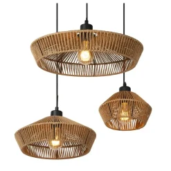 Lucide YUNKAI Hanglamp - Naturel