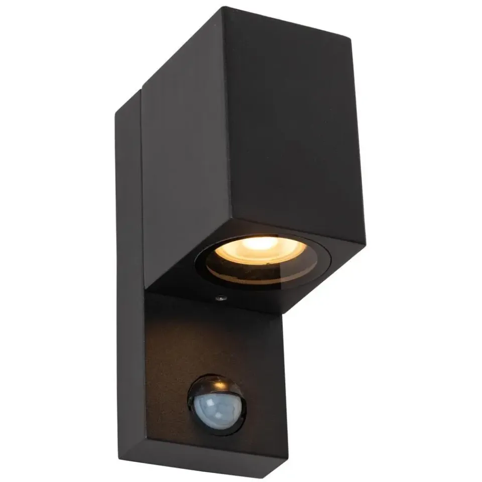Lucide ZARO IR Wandspot - Zwart Hot