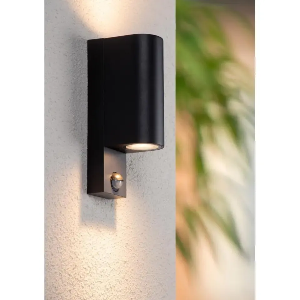 Lucide ZARO IR Wandspot - Zwart Clearance