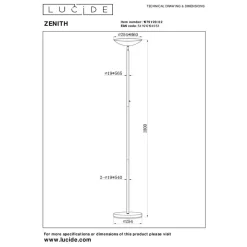 Lucide ZENITH Vloerlamp - Mat Goud / Messing Online