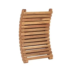 Beliani LUINO - Ligstoel - Grijs - Hout Outlet