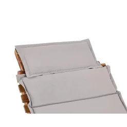 Beliani LUINO - Ligstoel - Grijs - Hout Outlet