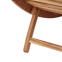 Beliani LUINO - Ligstoel - Grijs - Hout Outlet