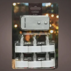 Lumineo LED waxinelichtjes - 6x stuks - wit New