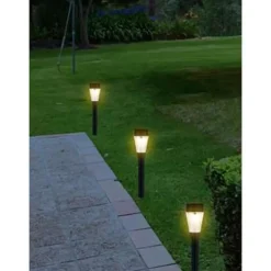 Lumineo prikspot Jive - solar tuinverlichting - zwart - 32 cm Hot