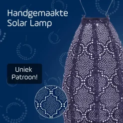 Lumiz Lampion op zonne energie - Solar tuinverlichting - Paris Set - 5 stuks