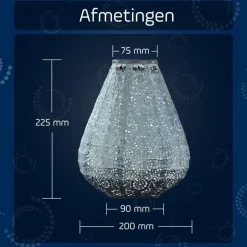 Lumiz Lampion op zonne energie - Solar tuinverlichting - Tulip Set - 3 stuks Discount