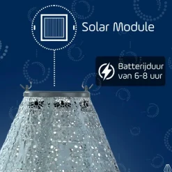 Lumiz Lampion op zonne energie - Solar tuinverlichting - Tulip Set - 3 stuks Discount