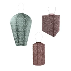 Lumiz Lampion op zonne energie - Solar tuinverlichting - Monaco Set - 3 stuks Hot