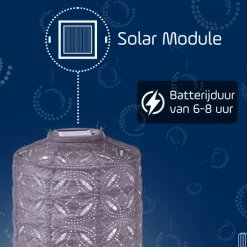 Lumiz Lampion op zonne energie - Solar tuinverlichting - Boedapest Set - 3 stuks Sale