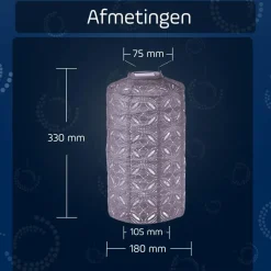 Lumiz Lampion op zonne energie - Solar tuinverlichting - Boedapest Set - 3 stuks Sale