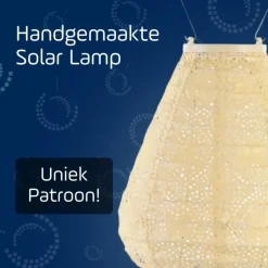 Lumiz Lampion op zonne energie - Solar tuinverlichting - Gele Set - 3 stuks Sale