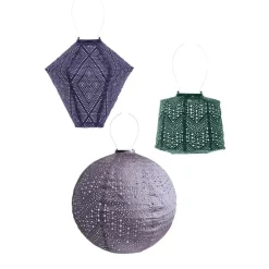 Lumiz Lampionnen op zonne energie - Tuinverlichting - Wenen Set - 3 stuks Online