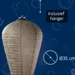 Lumiz Solar Buitenlampion - Sashiko Balloon - XL - Licht Taupe Online