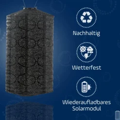 Lumiz Solar Buitenverlichting Zwarte Set - 3 stuks