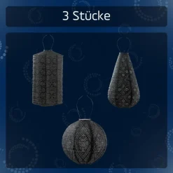 Lumiz Solar Buitenverlichting Zwarte Set - 3 stuks