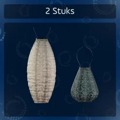 Lumiz Solar Buitenverlichting Laurier Set - 2 stuks Best