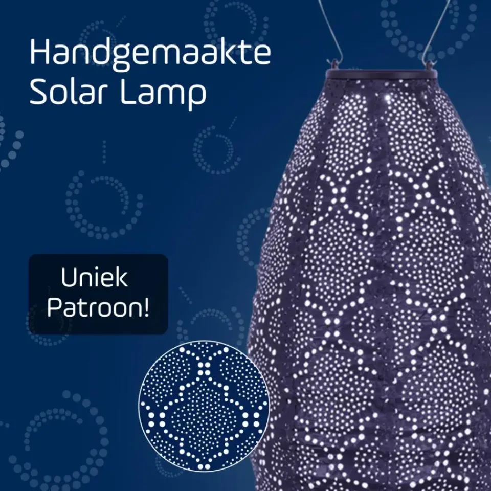 Lumiz Solar Lampion Bazaar Long Oval - 20 cm - Future Dusk Clearance