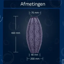 Lumiz Solar Lampion Bazaar Long Oval - 20 cm - Future Dusk Clearance