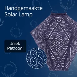 Lumiz Solar Lampion Ikat Diamond - 28 cm - Future Dusk Outlet