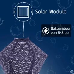 Lumiz Solar Lampion Ikat Diamond - 28 cm - Future Dusk Outlet