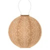 Lumiz Solar Lampion Lace Rond - 30 cm - Abrikoos Online