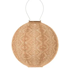 Lumiz Solar Lampion Lace Rond - 30 cm - Abrikoos Online