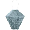 Lumiz Solar Lampion Lace Diamond - 28 cm - Grijs Blauw Outlet
