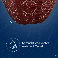 Lumiz Solar Lampion Mandela Jar - 30 cm - Koper Outlet