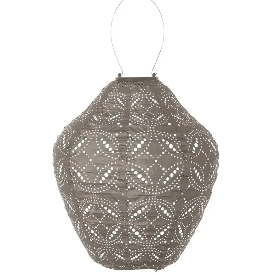 Lumiz Solar Lampion Mandela Jar - 30 cm - Taupe Hot