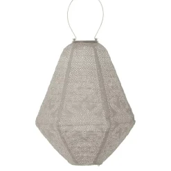 Lumiz Solar Lampion Marrakesh Can - 30 cm - Licht Taupe Online