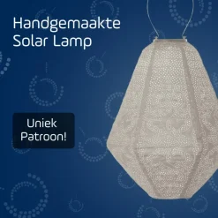 Lumiz Solar Lampion Marrakesh Can - 30 cm - Licht Taupe Online