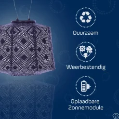 Lumiz Solar Lampion Mosaic Lamp - 20 cm - Future Dusk Best