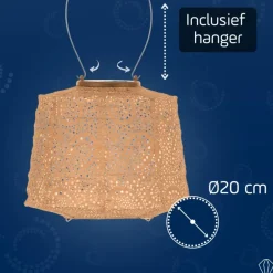 Lumiz Solar Lampion Paisley Lamp - 20 cm - Abrikoos Sale