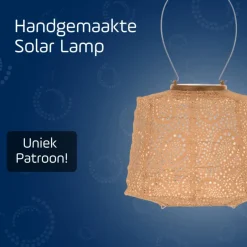 Lumiz Solar Lampion Paisley Lamp - 20 cm - Abrikoos Sale