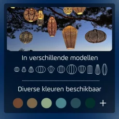 Lumiz Solar Lampion Spectare Rond - 20 cm - Licht Taupe New